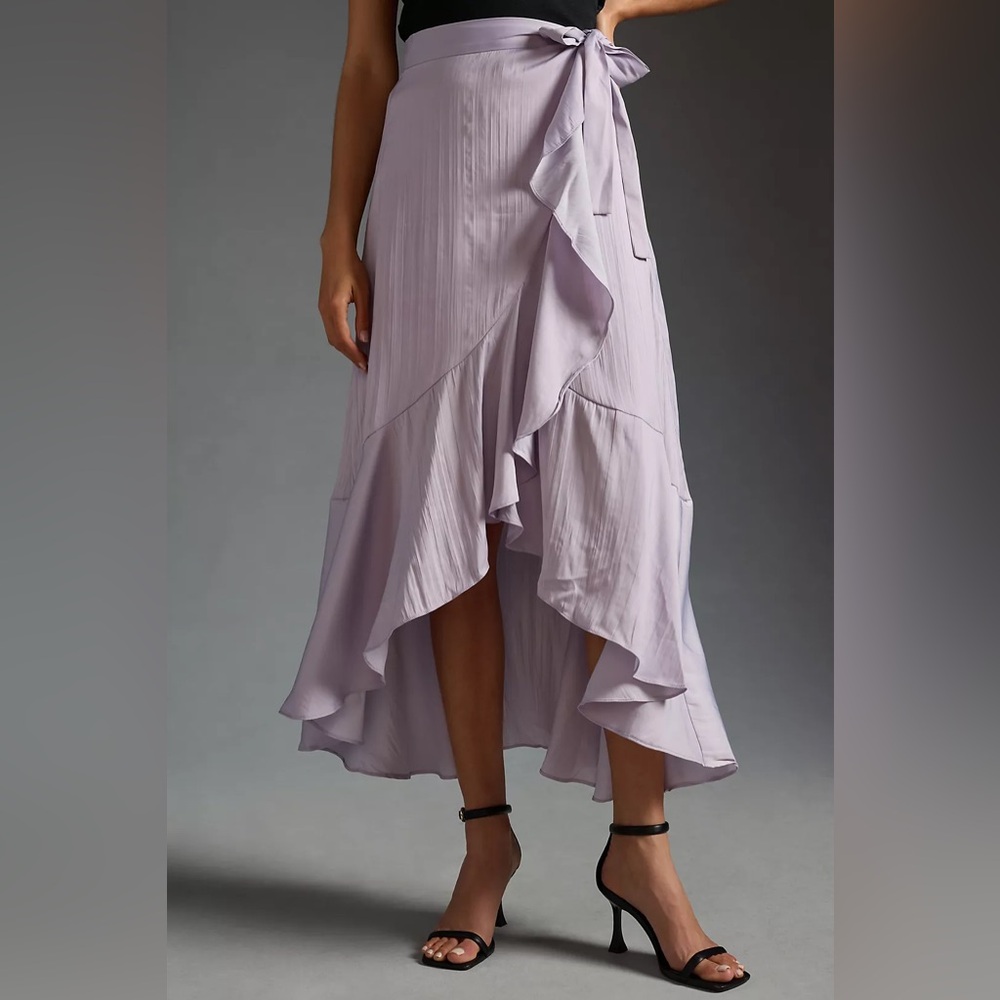 Maeve Ruffled Wrap Maxi Skirt - Picture 5 of 7